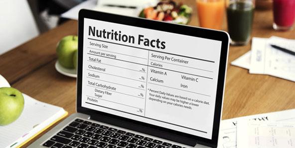 Nutrition Facts Panel Creation