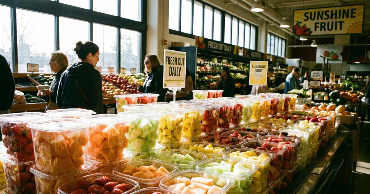 Ready-to-eat fresh-cut produce