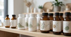NAD supplement bottle with a Health Canada compliance checklist