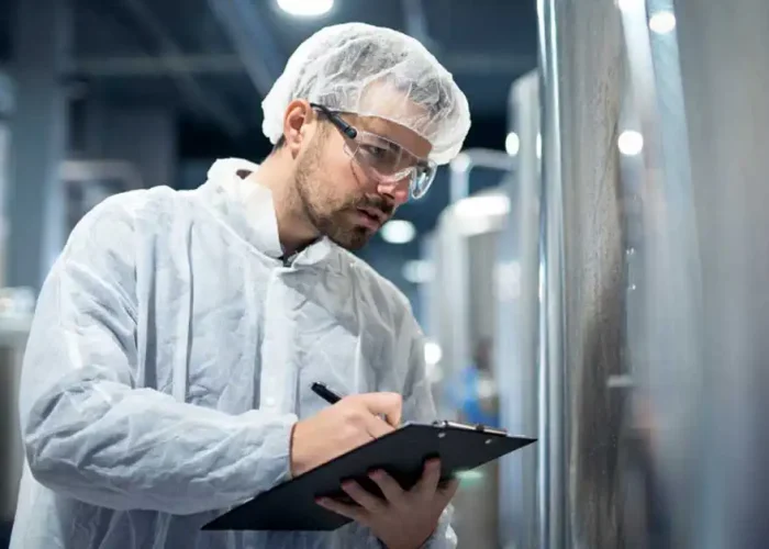 HACCP certification process diagram with food safety steps